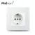 White Glass Socket