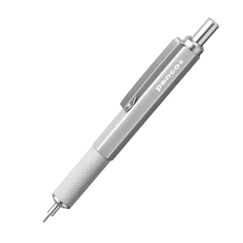 Set Premium Penco con Penna a Sfera in Metallo e Matita Meccanica, Design a Pulsante per Schizzi e Scrittura, Formato Mini - immagine 6