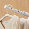 Folding Clothes Drying Rack Window Clothes Rack Foldable Clothes Hanger Drying Rack Rod for Hotel Suitable for Travel 4