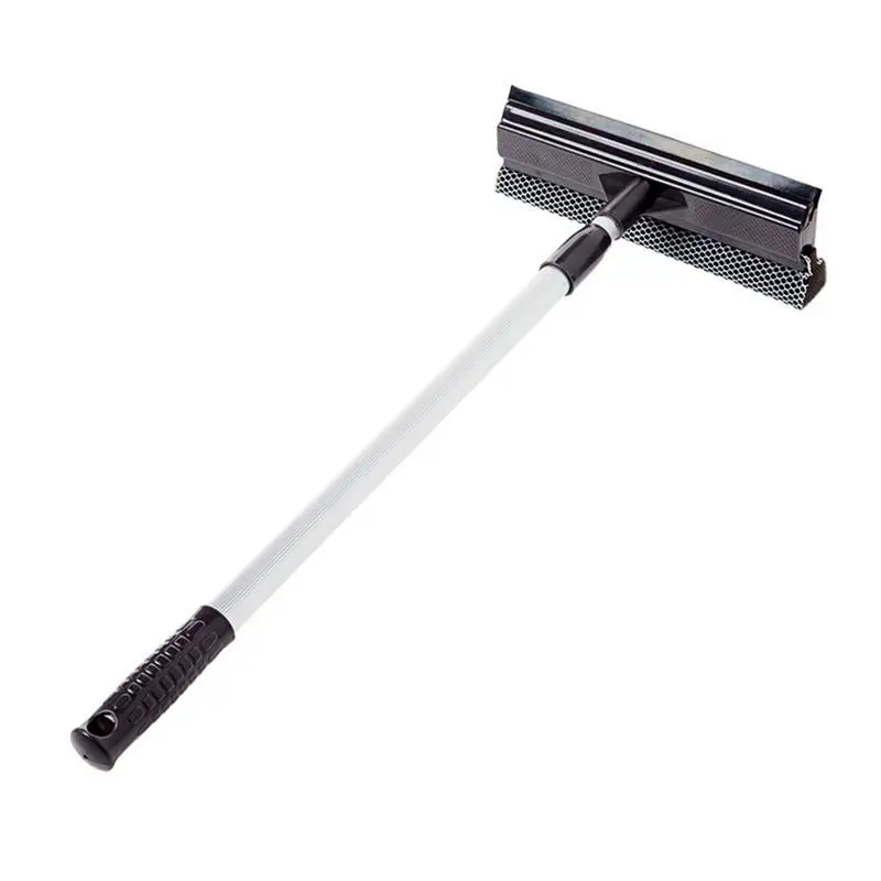 

Домашний инструмент для мытья стекла, двусторонний телескопический стержень, скребок для окон, скребок, длинная ручка, губка, очиститель, щетка, скребок