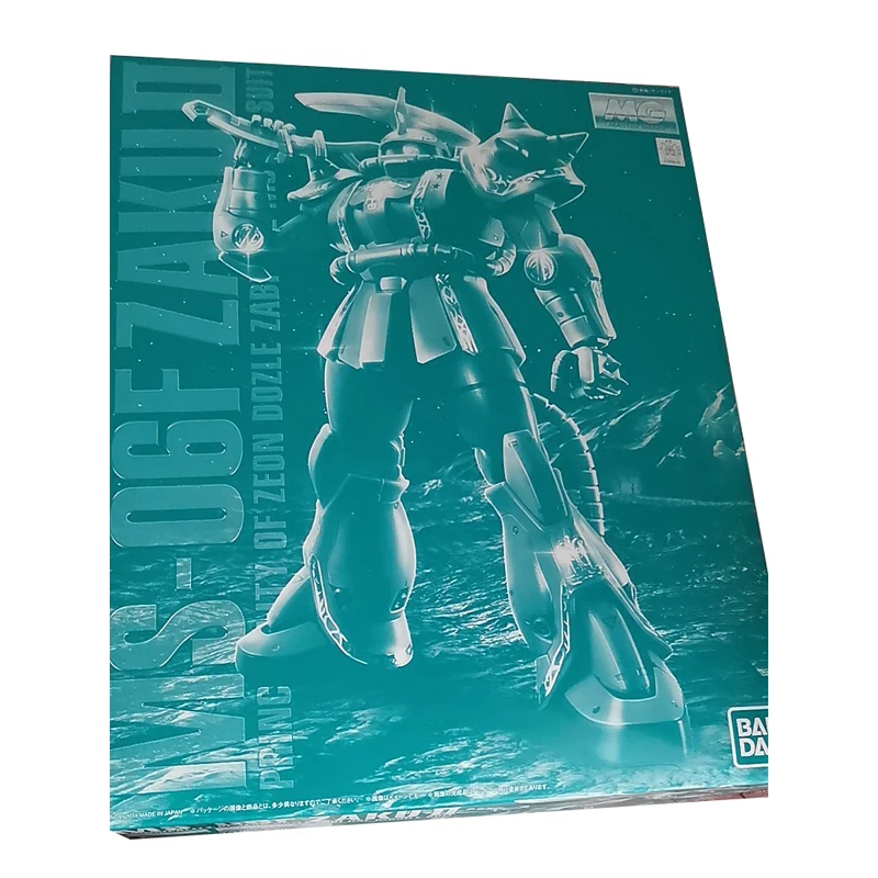 

Original Bandai Anime Figure GUNDAM PB MG 1/100 MS-06F Limited Edition Zaku Type F2 GUNDAM Model Anime Action Figures Toys