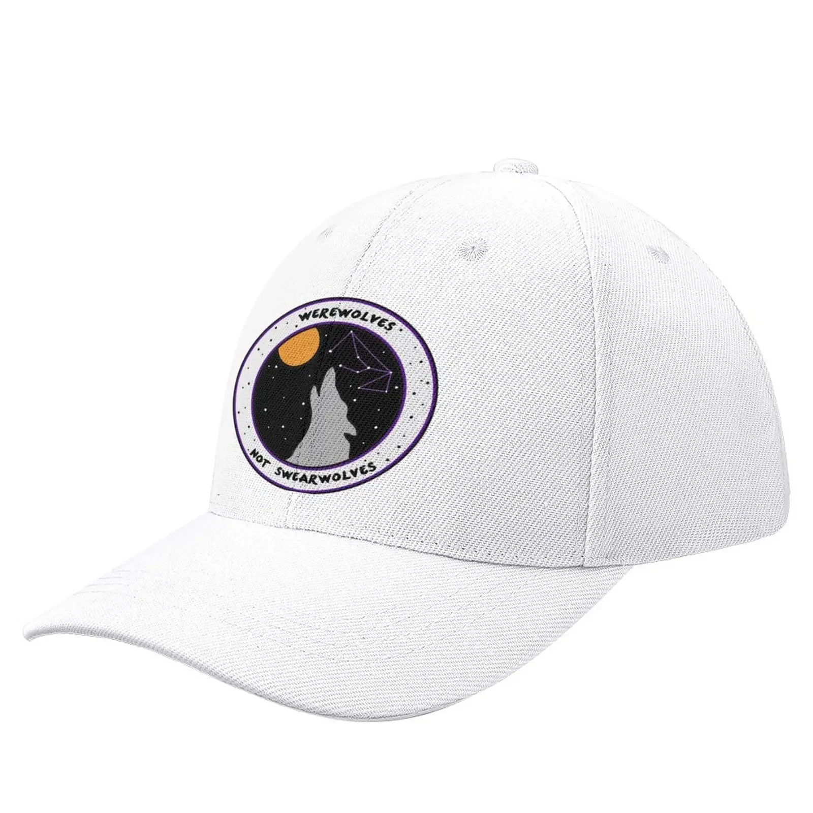 

Werewolves Not Swearwolves Sticker Baseball Cap Vintage Rave dad hat Hat Men'S Women'S