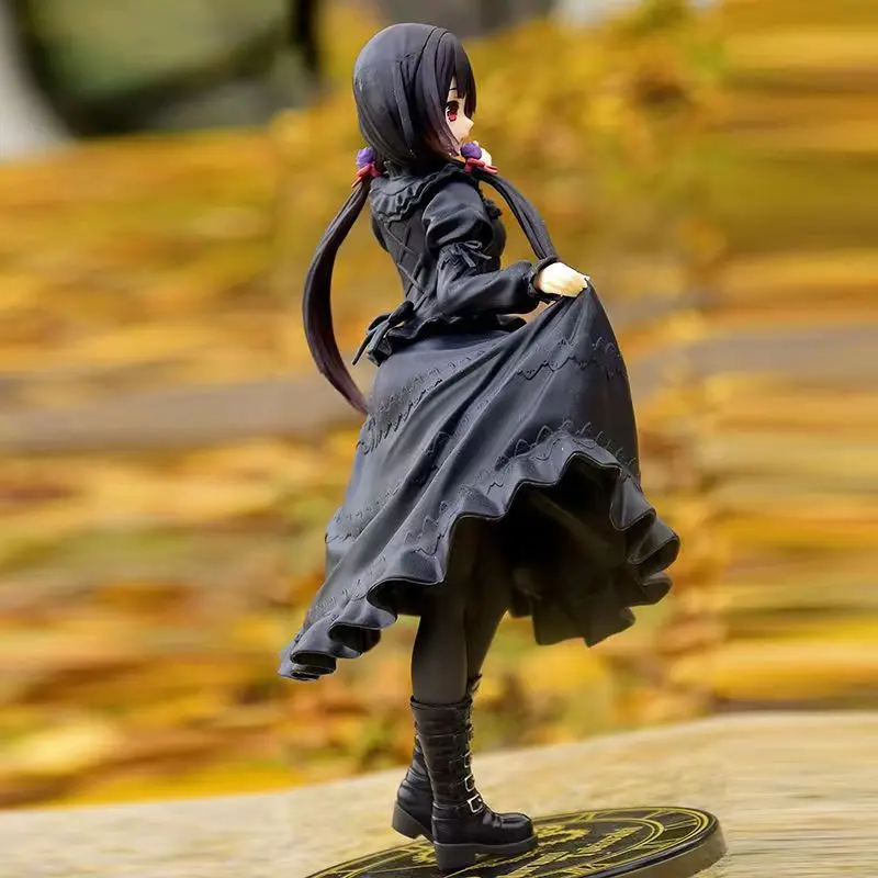 20cm Date A Live Anime Figure Black Dress Casual Wear Kurumi Tokisaki PVC  Action Figure Car Decoration Collection Model Toy Gift - AliExpress