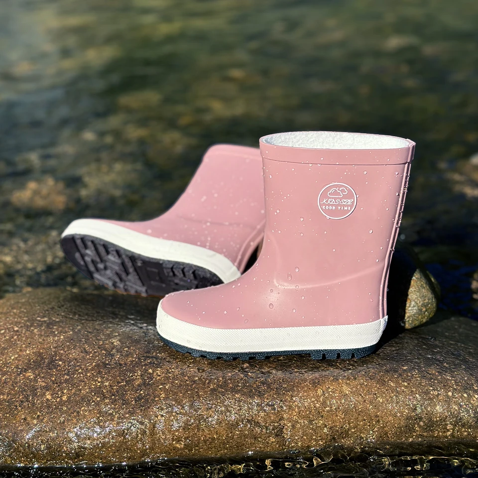 Bébé Garçon Fille Bottines - Bottes De Pluie Chaud Polaire