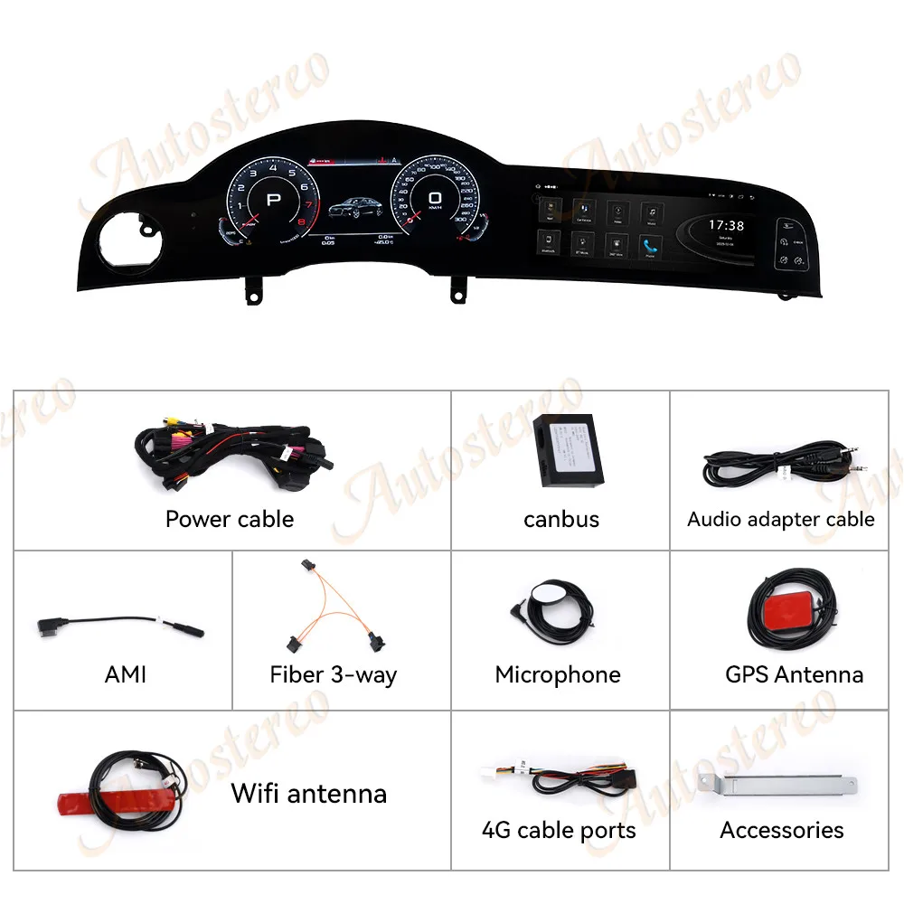 Android 13.0 HD Screen For Audi A6 2005-2012 Carplay Car GPS Navigation Auto Ste