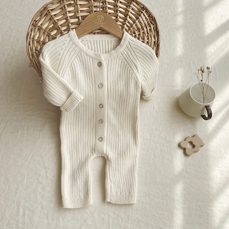 Baby Knit Rompers Jumpsuits for Girls and Boys
