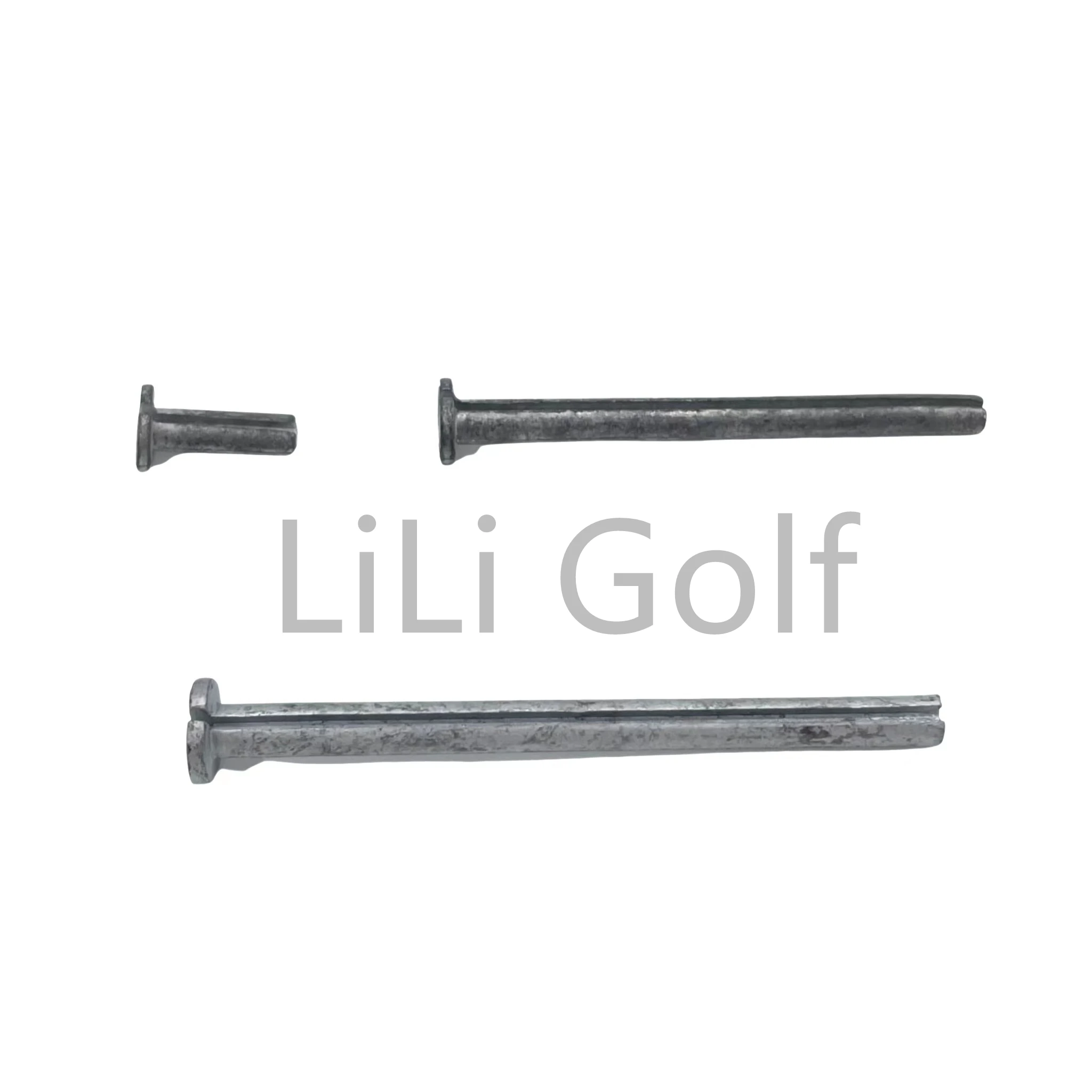 10Pcs Golf Club Assembling Accessories Balance Ding Golf Shaft Swing Nail Plug Weights,Slender for Wood,Coarse for Irons 4