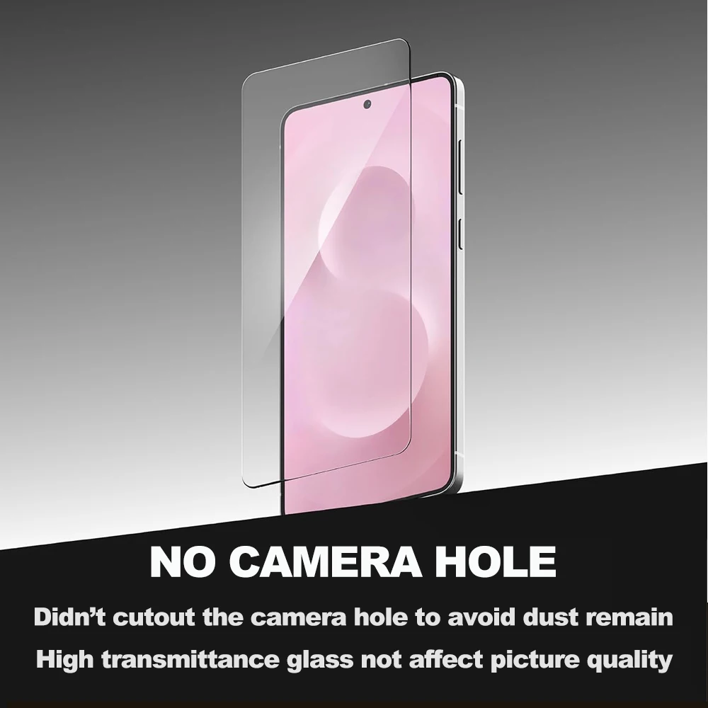 2-Pack Transparent Tempered Glass Screen Protector - Ultra Durable 9H Hardness