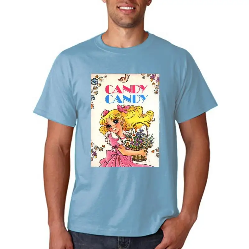 T-Shirt Candy Candy Cartone Animato Anni 80-2-S-M-L-Xl-2Xl-3Xl