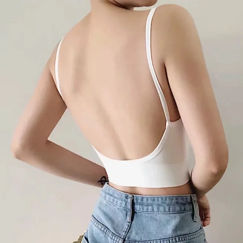 Women Lingerie Bra Top Seamless Bralette Sexy Crop Top Women's Underwear Seamless Strap Tube Sensual Lingerie Woman Beautiful Back Bra women lingerie bra women tube tops