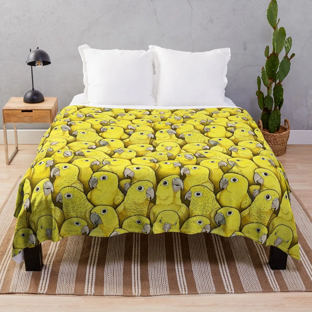 

Декоративное одеяло Golden Conures, мягкие пушистые одеяла