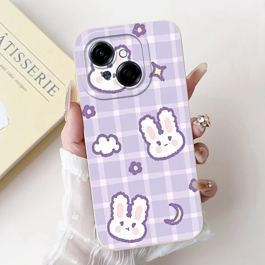 Cute Cartoon Soft Silicone Shockproof Phone Case with Bumpers