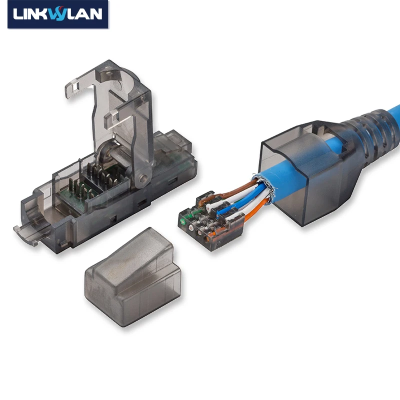 Connecteur RJ45 blindé Cat. 6 AWG23 avec insert Solarix KRJS45