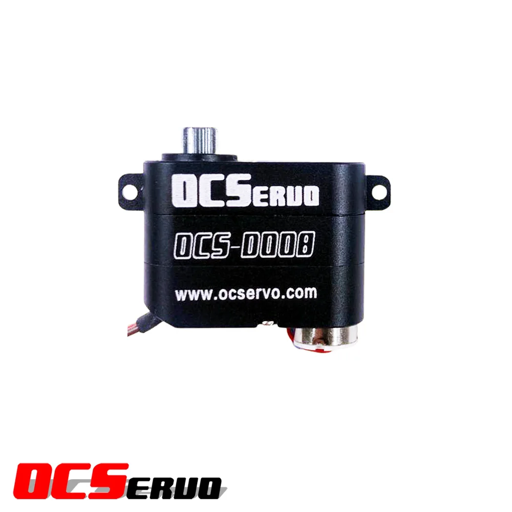 OCS-D008 7.4V 3.2kg.cm 7.7g 0.07S/60 °    코어리스 모터 마이크로 서보 메탈 기어 모든 CNC 케이스