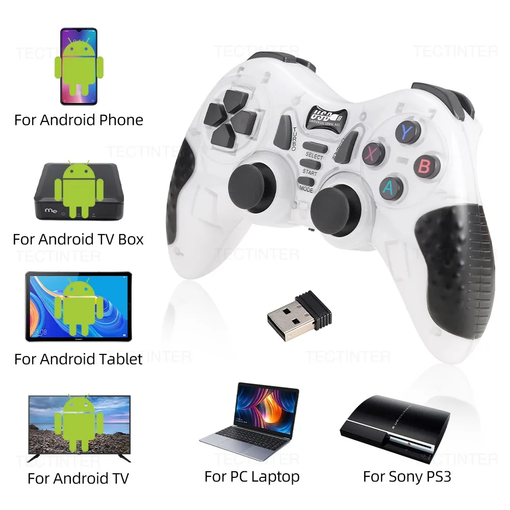 2.4G   е, PS3/PC/TV ڽ ̽ƽ  ܼ X   Ʈѷ  ׼