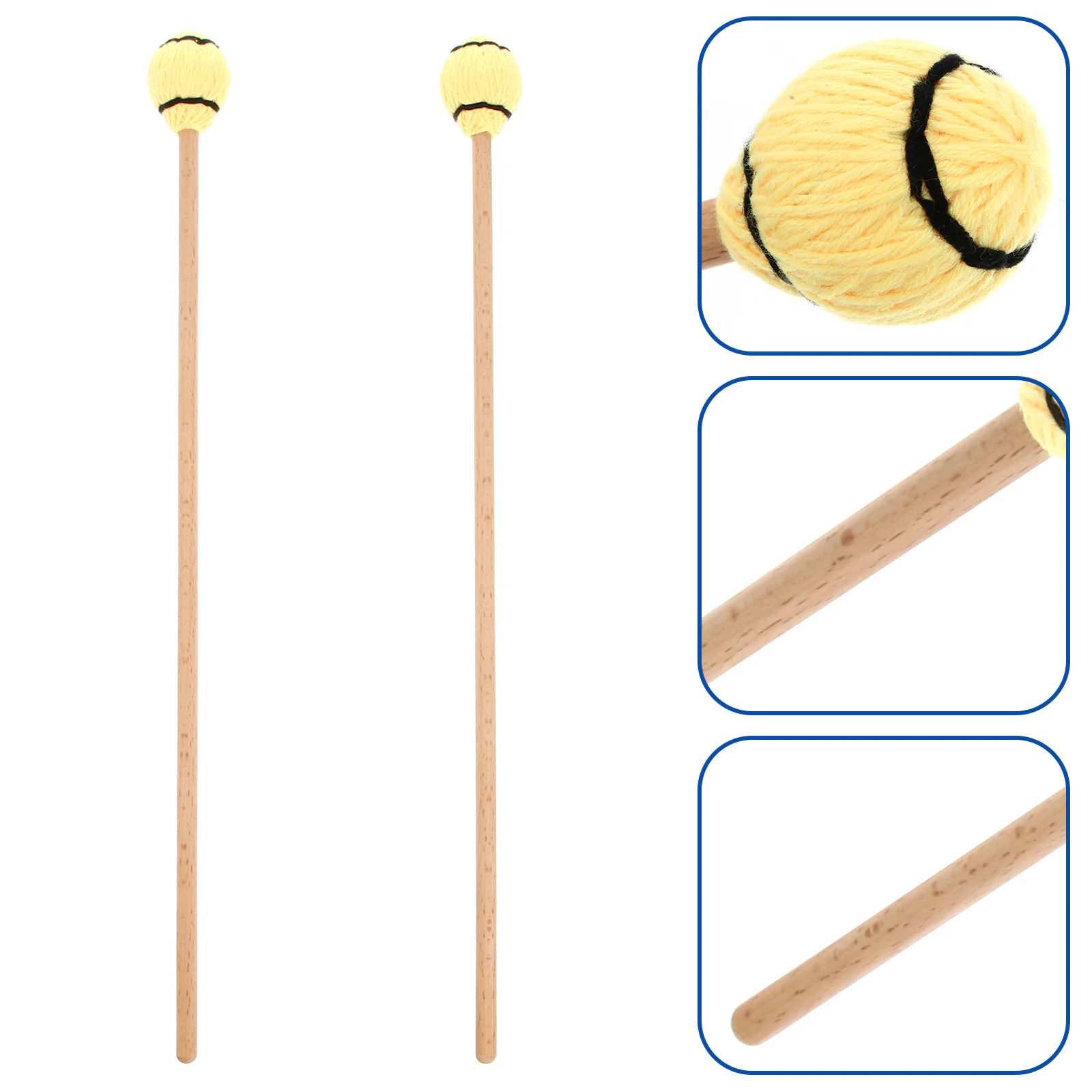 

Marimba Hammers Maple Drumsticks Premium Drum Mallets for Marimba