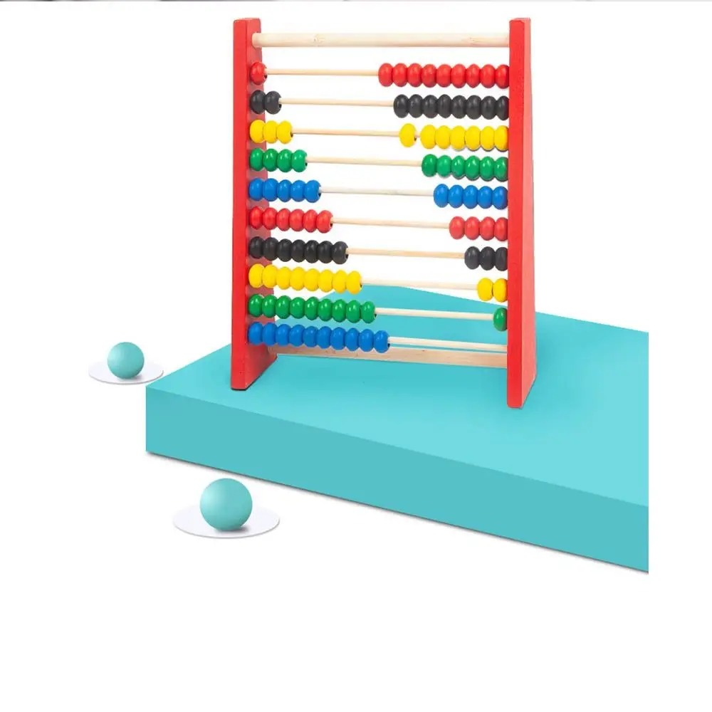 

Wooden Abacus for Kids Colorful Beads Intelligence Development Children Toys Mini Montessori Toy Learning Mathematics Tool