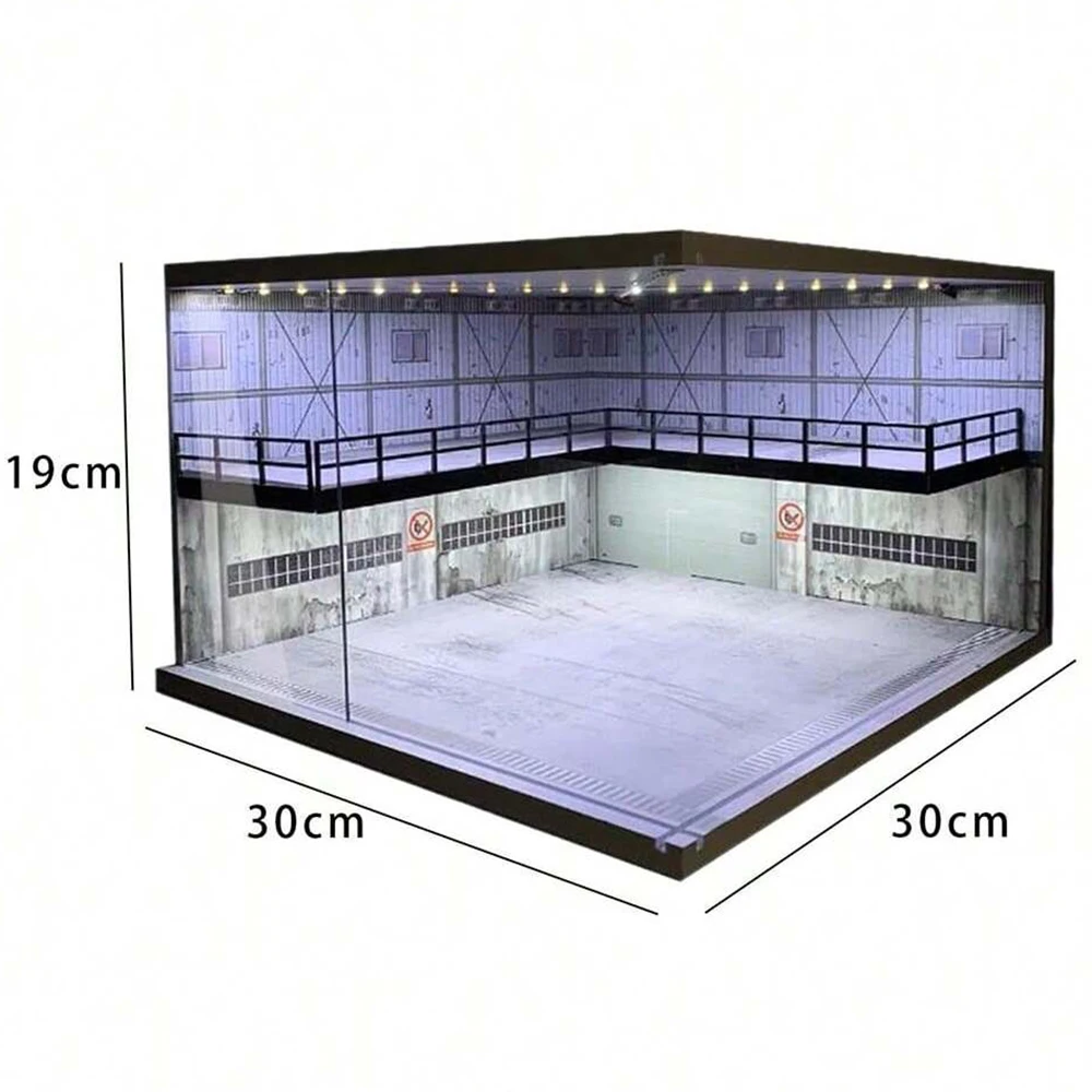 1/64 1/43 スケール車ガレージジオラマダイキャストモデル