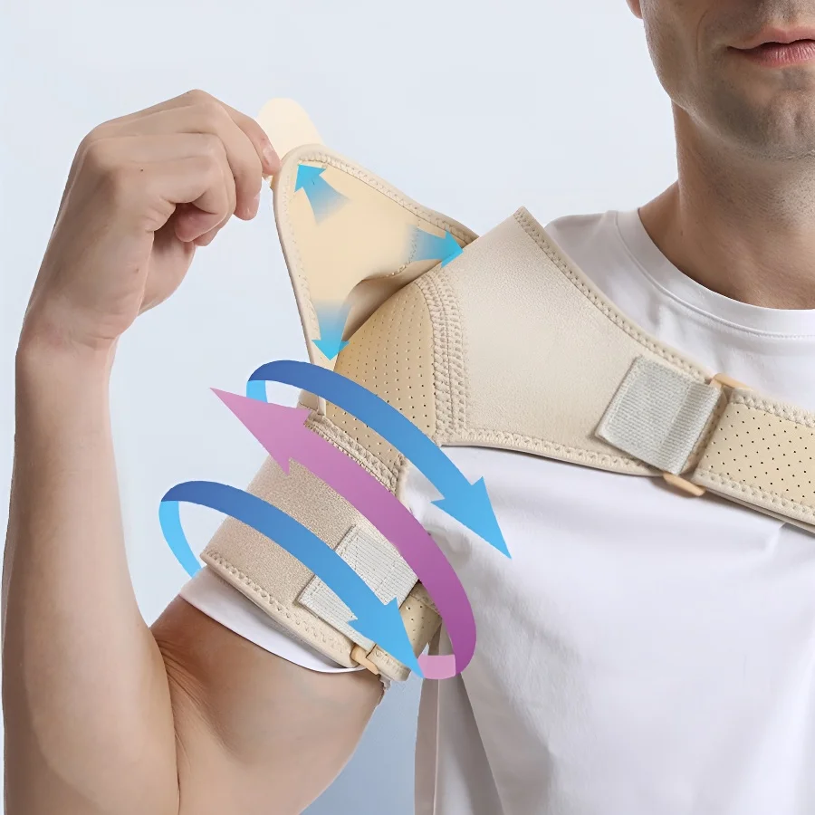 Premium Shoulder Brace | Support & Compression Sleeve Wrap for Stability and Recovery