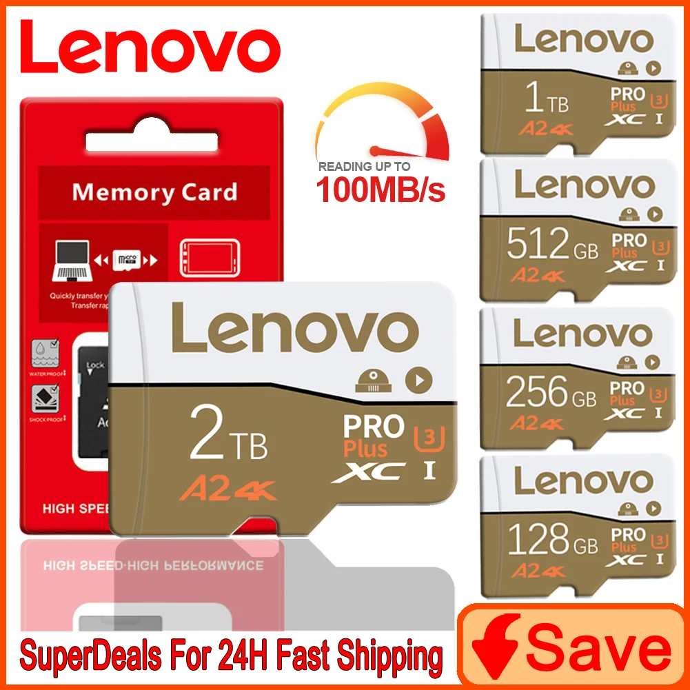 Memory Card 1TB 2TB 512GB Lenovo Memory Card For Nintendo Switch Ps4 Ps5 Game