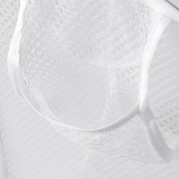 Foldable Mesh Laundry Basket For Dirty Clothes Storage_voghion.com