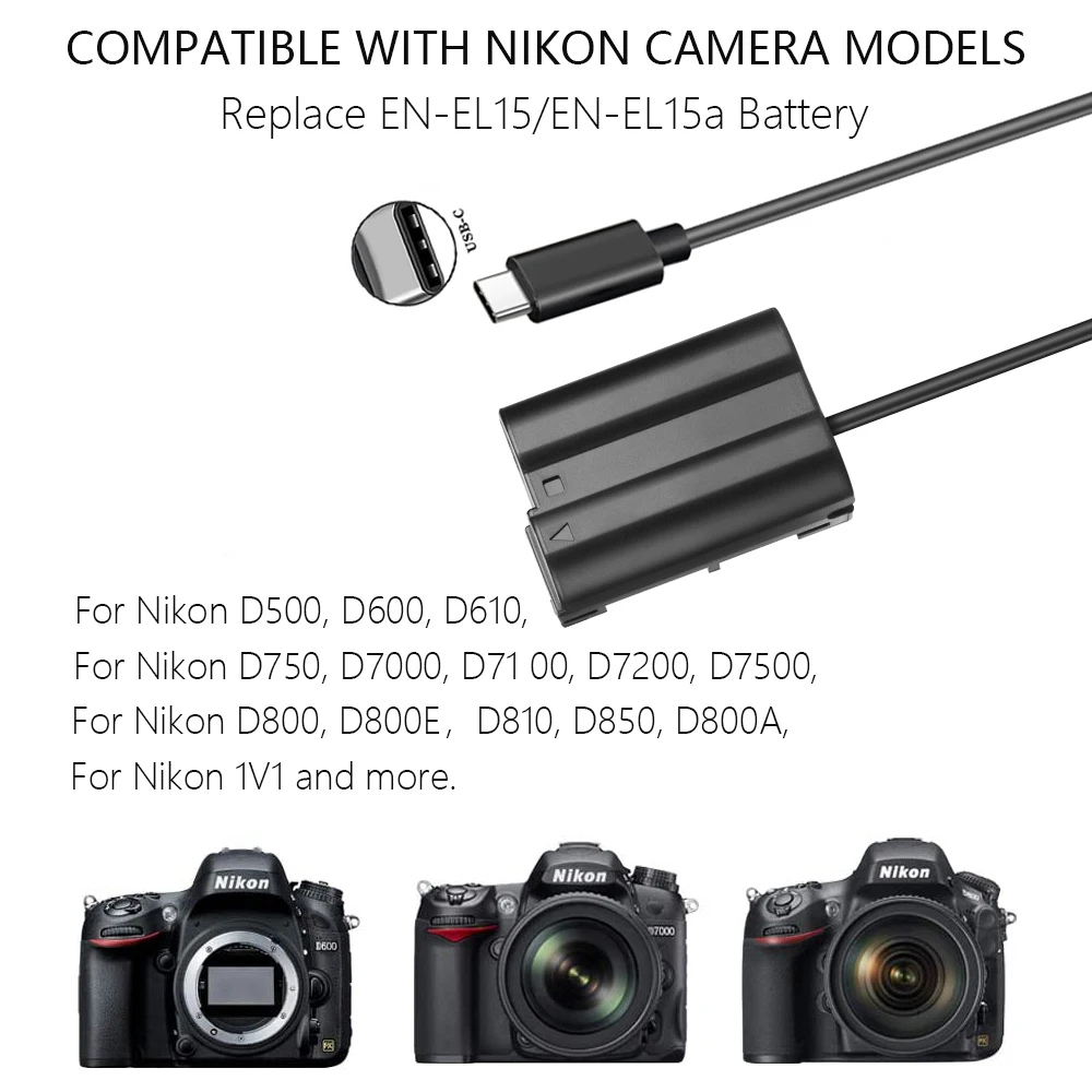 Nikon D7100 Nikon D5100 Wifi Adapter Type-C Adapter Cable EP-5B EN