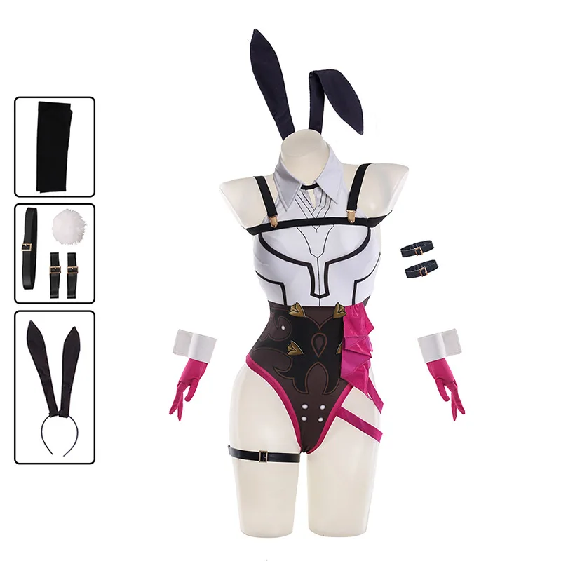 

Game Honkai: Star Rail Rabbit Girl Stellaron Hunter Kafka Cosplay Sexy Costume Halloween Party Stage Performance Costume