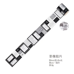 English INS Collage Poetry PET Tape for DIY Journals and Scrapbooking (E)