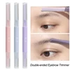Safe Anti-scratch Eyebrow Trimmer Knife Face Hair Eyebrow Shaving Blade Portable Eye Brow Razor Beginner Beauty Makeup Tool Set 1