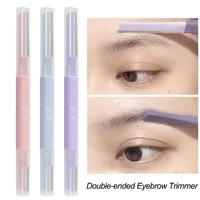 Safe Anti-scratch Eyebrow Trimmer Knife Face Hair Eyebrow Shaving Blade Portable Eye Brow Razor Beginner Beauty Makeup Tool Set 1