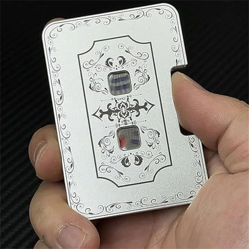 Aluminum Alloy 3D Mechanical Dice Fidgets Toy Auto-Dice Game Dice Dice Set