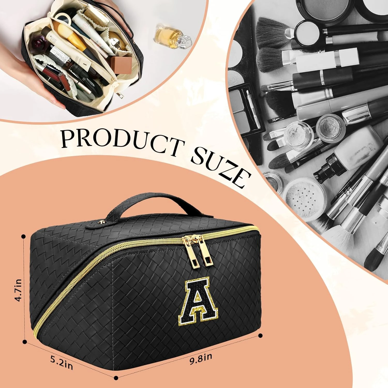 Chic Durable Toiletry Bag Stylish Organizer for Travel