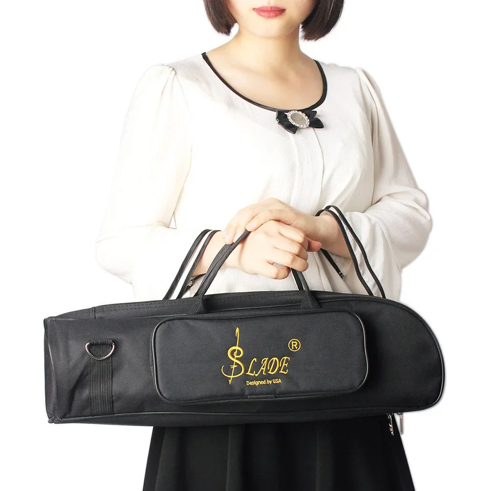 Trumpet Bag Soft Padded Thicken Waterproof Oxford Cloth Single Shoulder Case Brass Instrument Accessories