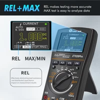 TOOLTOP ET828Pro 10MHz 50Mps/s Handheld Oscilloscope 6000 Counts True RMS Multimeter Voltmeter Ammeter Automotive Oscilloscope 2