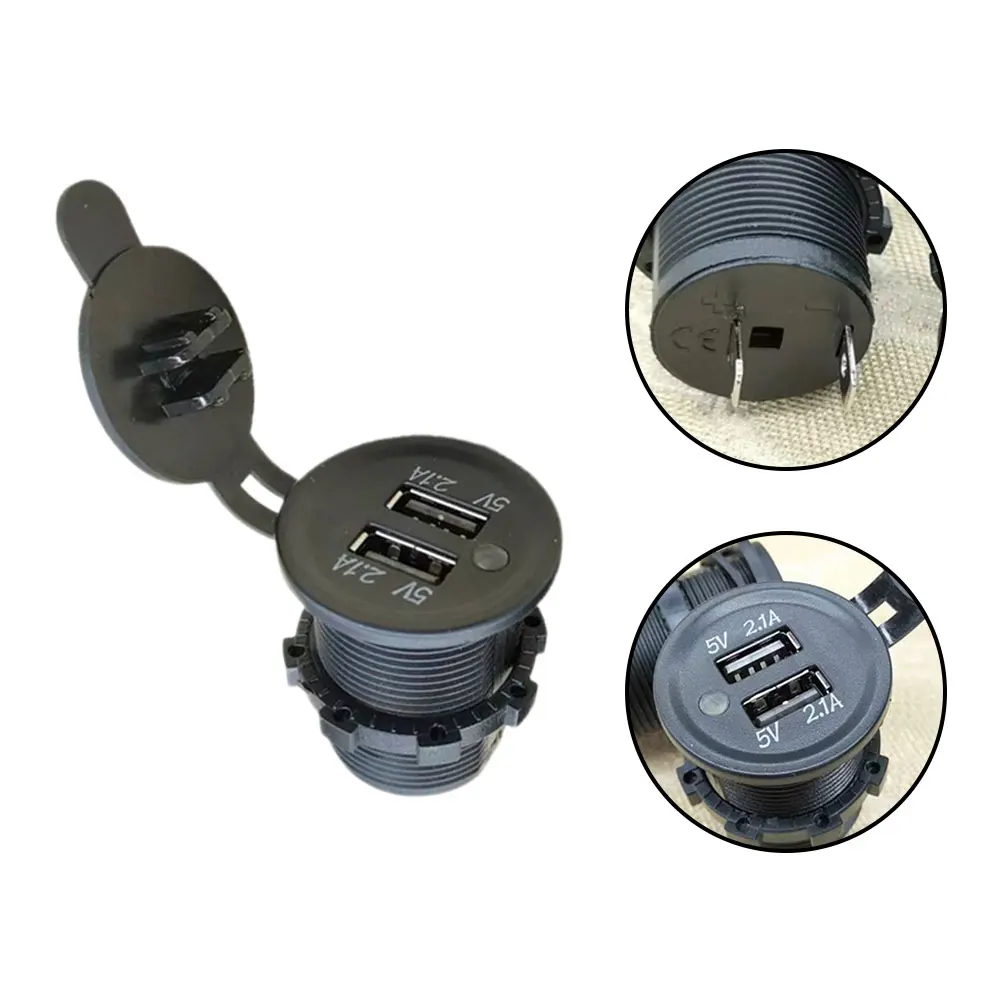 

Автомобильные розетки с двумя USB-портами, 12 В, 1 шт.