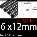 6x12mm Black 1m