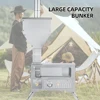 Particles Heating Stove Portable Outdoor Stainless Steel Wood Heater Stove Multifunctional Firewood Stove 6