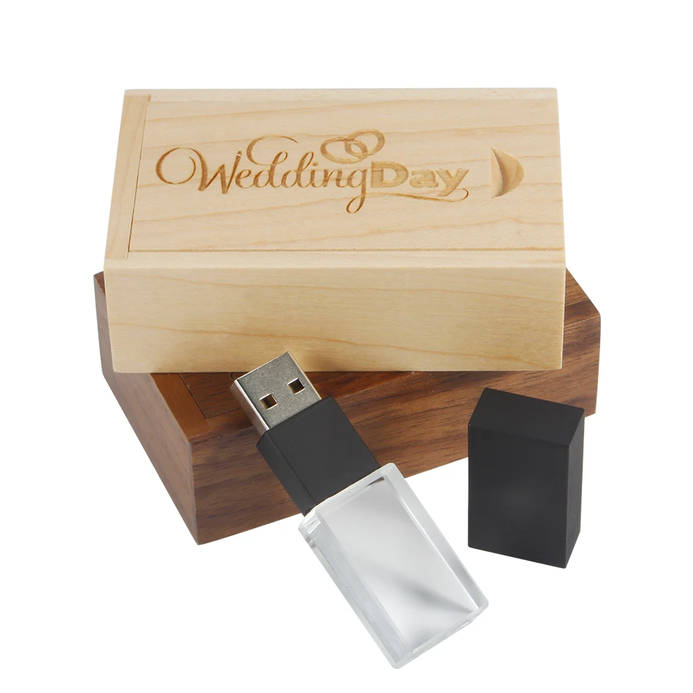 Personalized Wedding Favor Wooden Crystal Wedding Gift Box USB 3.0 Flash  Drive 64GB - Custom Logo Available 64GB USB 3.0, image size:1000x1000