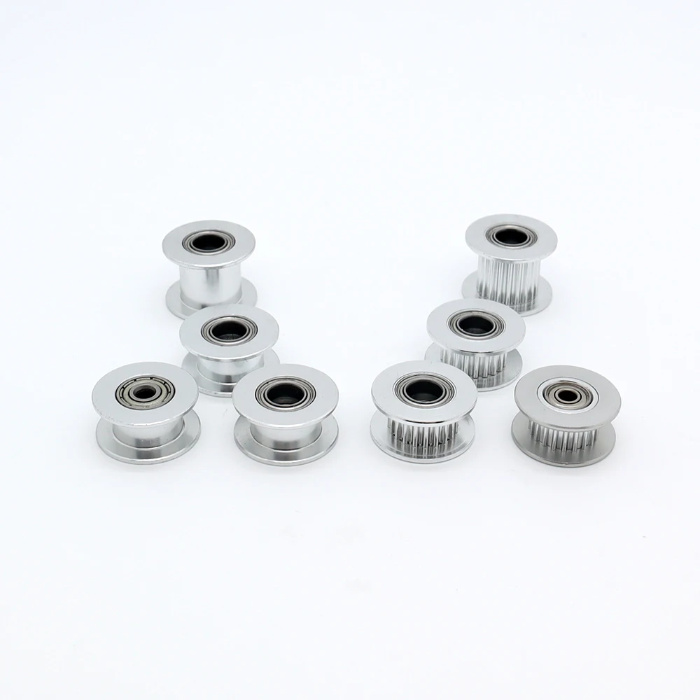 20Teeth 2GT 아이들러 풀리 보어 3/4/5/6/8mm 베어링 벨트 폭 6/9/10/15mm 타이밍 풀리 GT2 20T 3D 프린터 Synchronou Idler