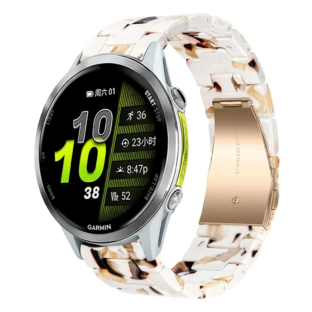 Resin Strap: Comfortable Bracelet for Smartwatches (20mm/22mm)