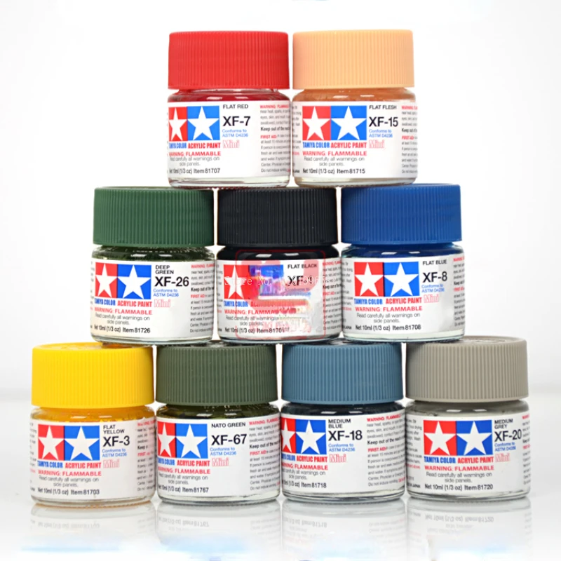 Acrylic Paint 10ml Extinction Water-based Acrylic Paint DIY Hand-made Model Children's Toy Painting Coloring Complementary Spray Material