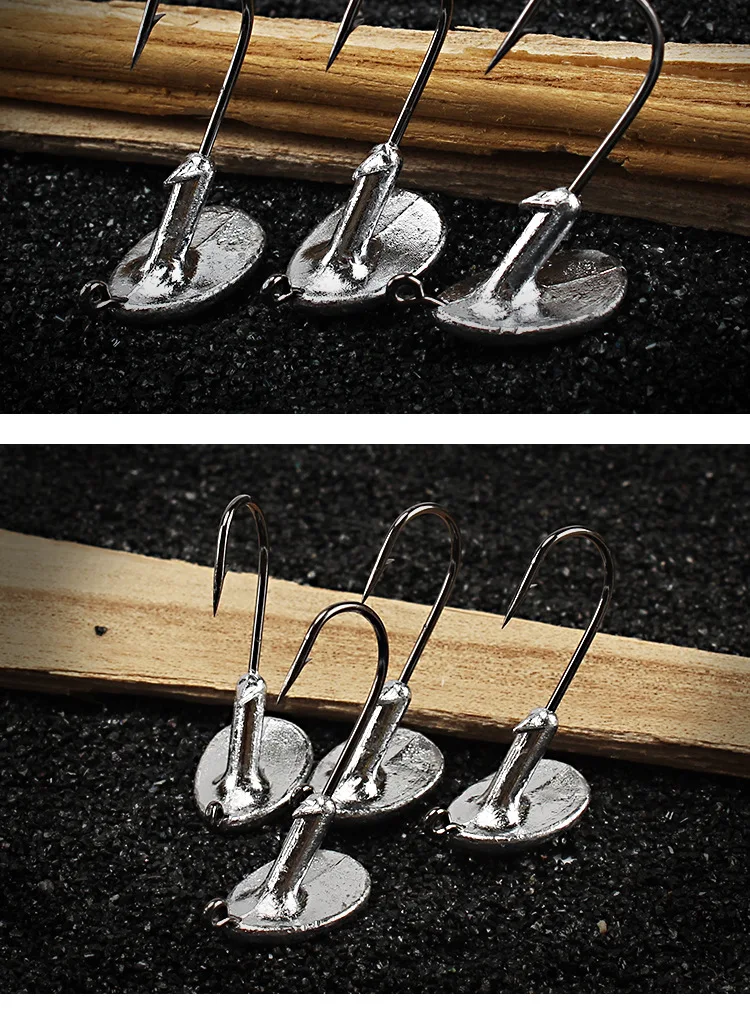Stärke Stand Angelhaken Roly-Poly Jig Kopf Haken profession elle Köder Up-Right Bounce 3,5-14g Jigging – Detail 1