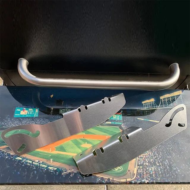 1Set Tűzhely Polc Konzolkészlet A Barbecue Kályhához Rozsdamentes Acél Konzol Az Asztali Hordozható, Leválható Bbq Kiegészítő Bővítéséhez - Image 5