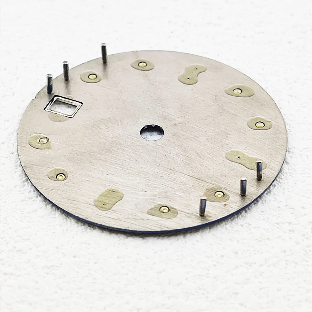 NH35 dial 28.5mm fashionable blue Luminous, suitable for NH35/NH36 movement and watch for men Watch Accessories