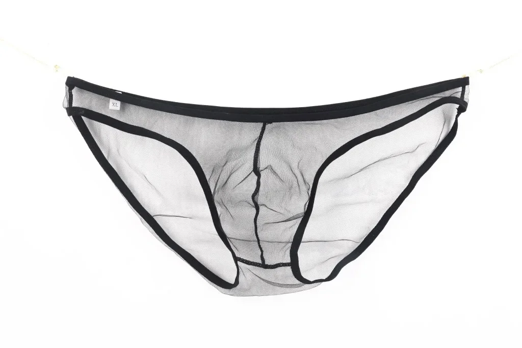 Slip intimo da uomo Sexy in seta di ghiaccio trasparente da uomo mutandine comode Ultra sottili Bikini Mini mutande maschili a va bassa / Biancheria intima maschile Slip intimo da uomo Sexy in seta di ghiaccio trasparente da uomo mutandine comode Ultra sottili Bikini Mini mutande maschili a va bassa / Biancheria intima maschile