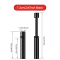 Black-7.3cm