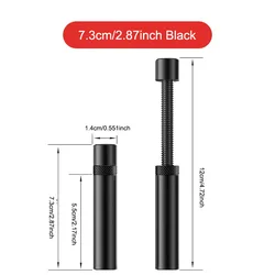 Aluminum White GPU Holder Support Bracket - Anti - Sag Stand (Black - 7.3cm)
