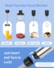 1000W Electric Immersion Handheld Blender, 5 in 1 Kitchen Hand Blender for soups, smoothies, purees and baby food. 6