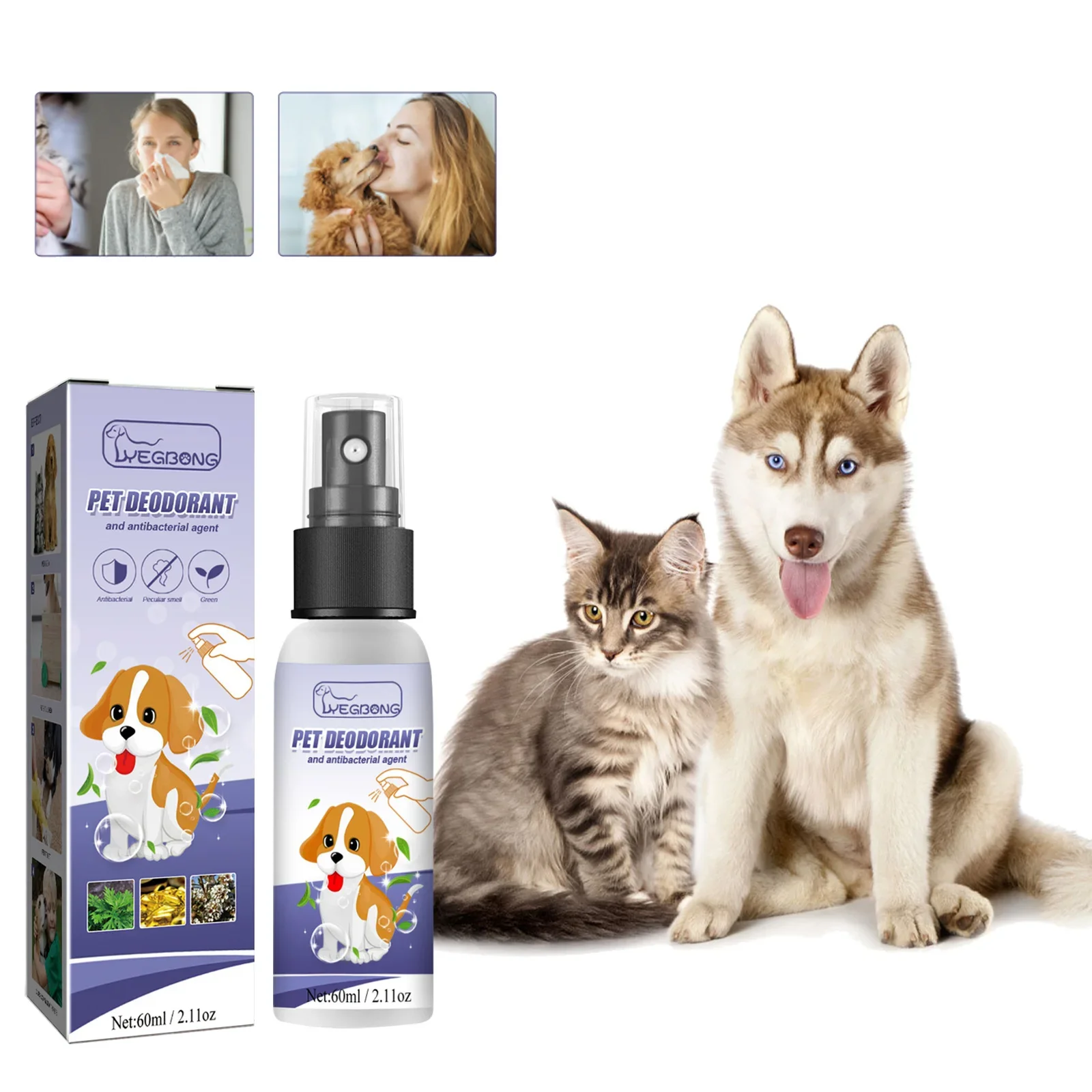 

Pet Deodorant Spray Odor Remover Urination Bad Smell Removal Cat Anti Itch Bacterial Fresh Scent Cleaning Dog Deodorizer Spray