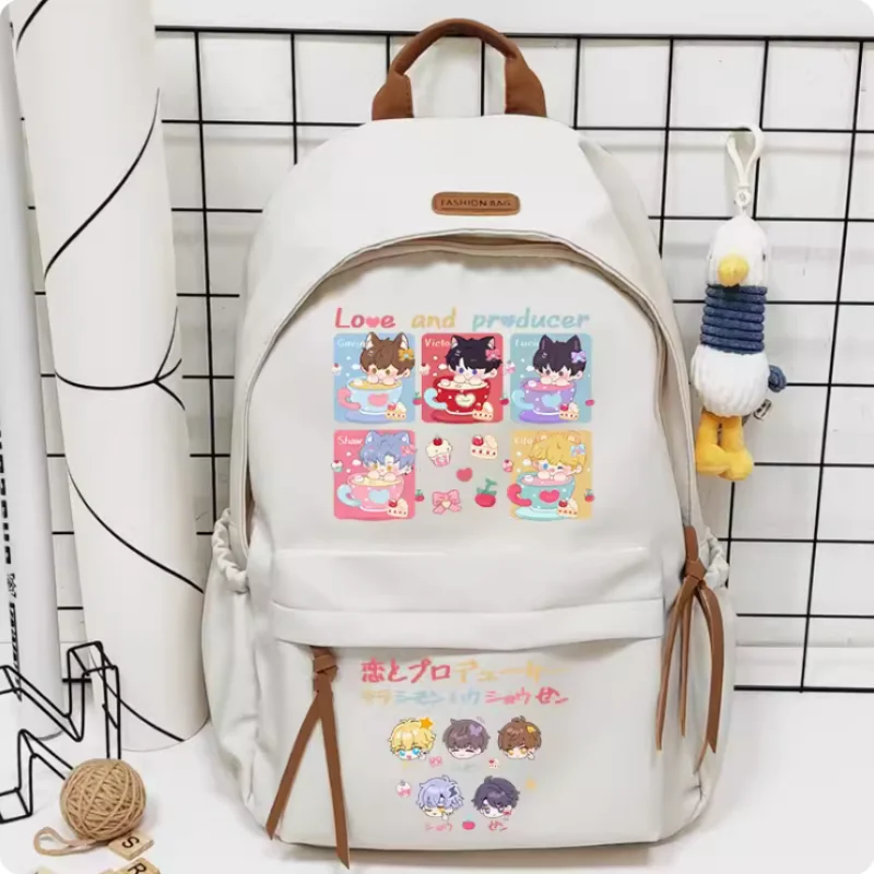 Anime Love and Producer Gavin Victor Schoolbag Backpack High-capacity Shoulder Bag Cosplay Student Teenage Gift B1265